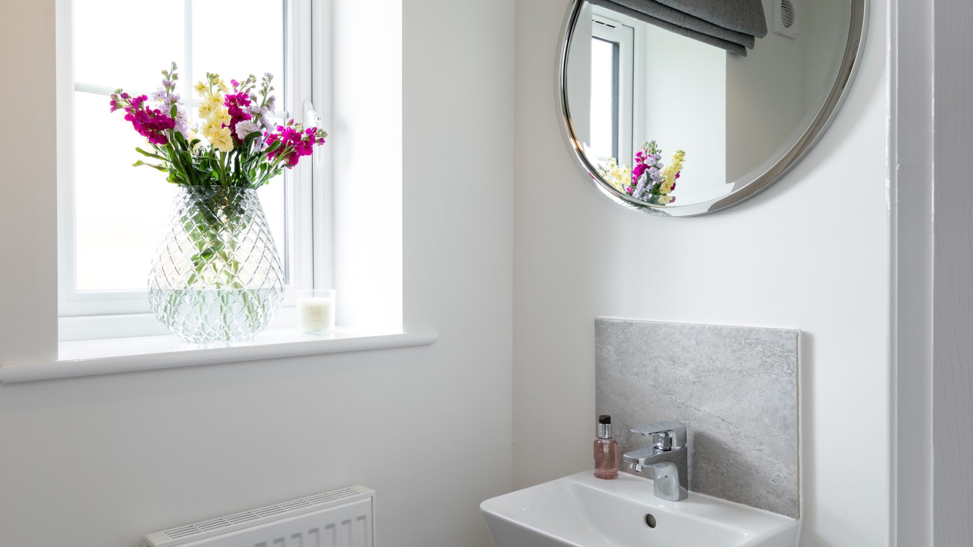 Luxury new build house bathroom