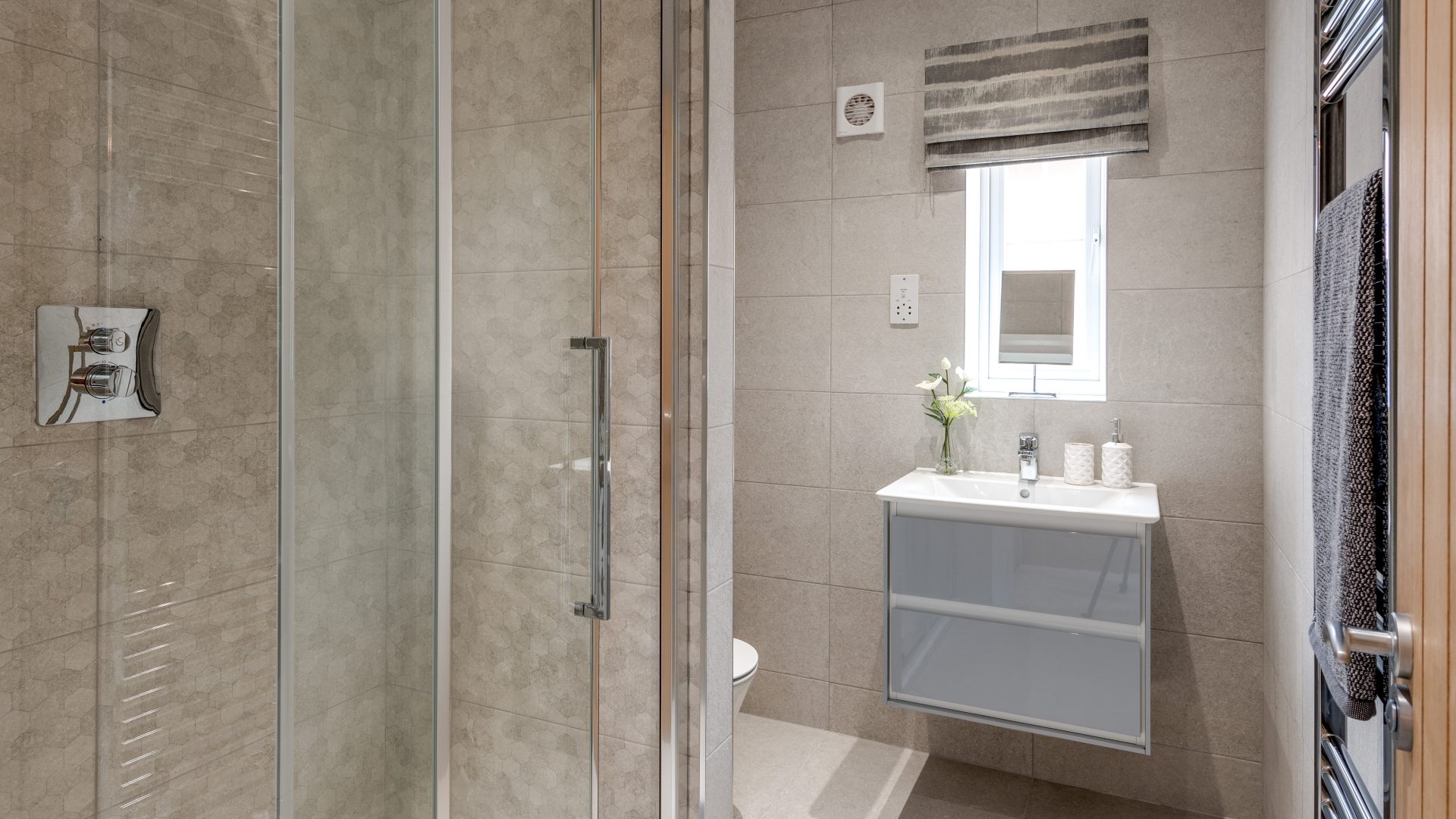 Luxury new build house bathroom