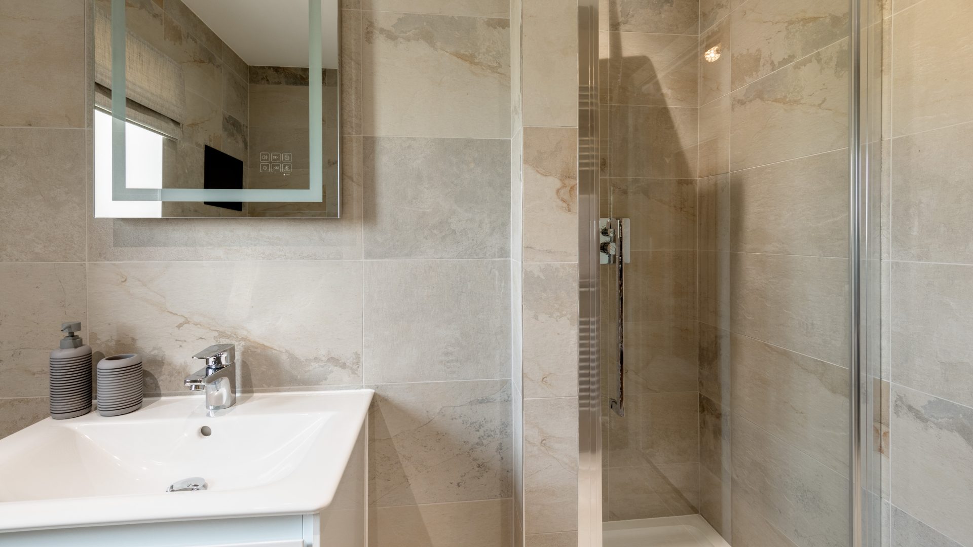 Luxury new build house bathroom