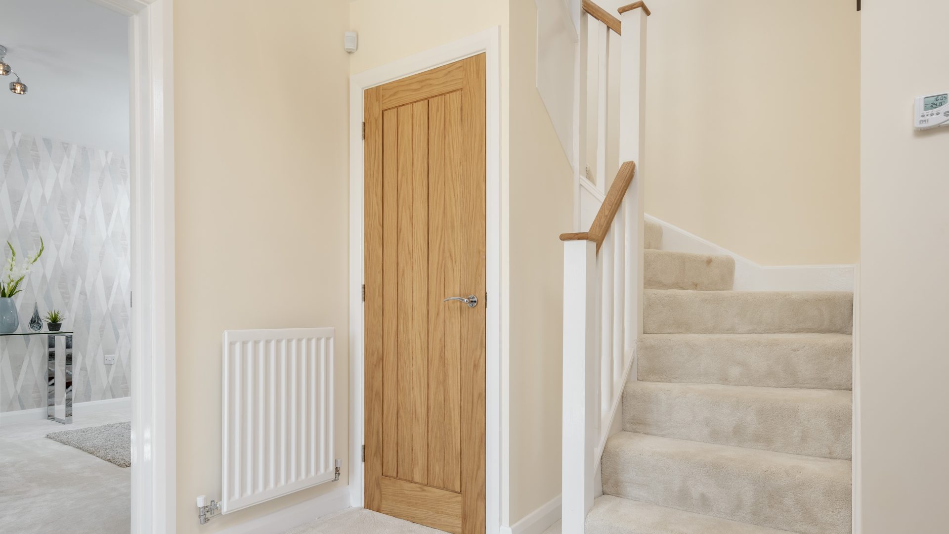 Luxury new build house hallway