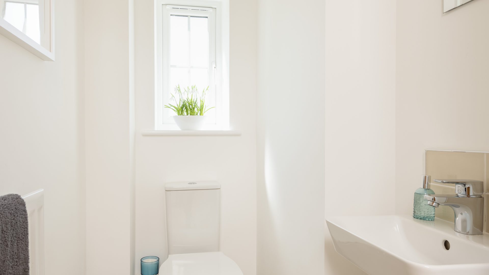 Luxury new build house bathroom