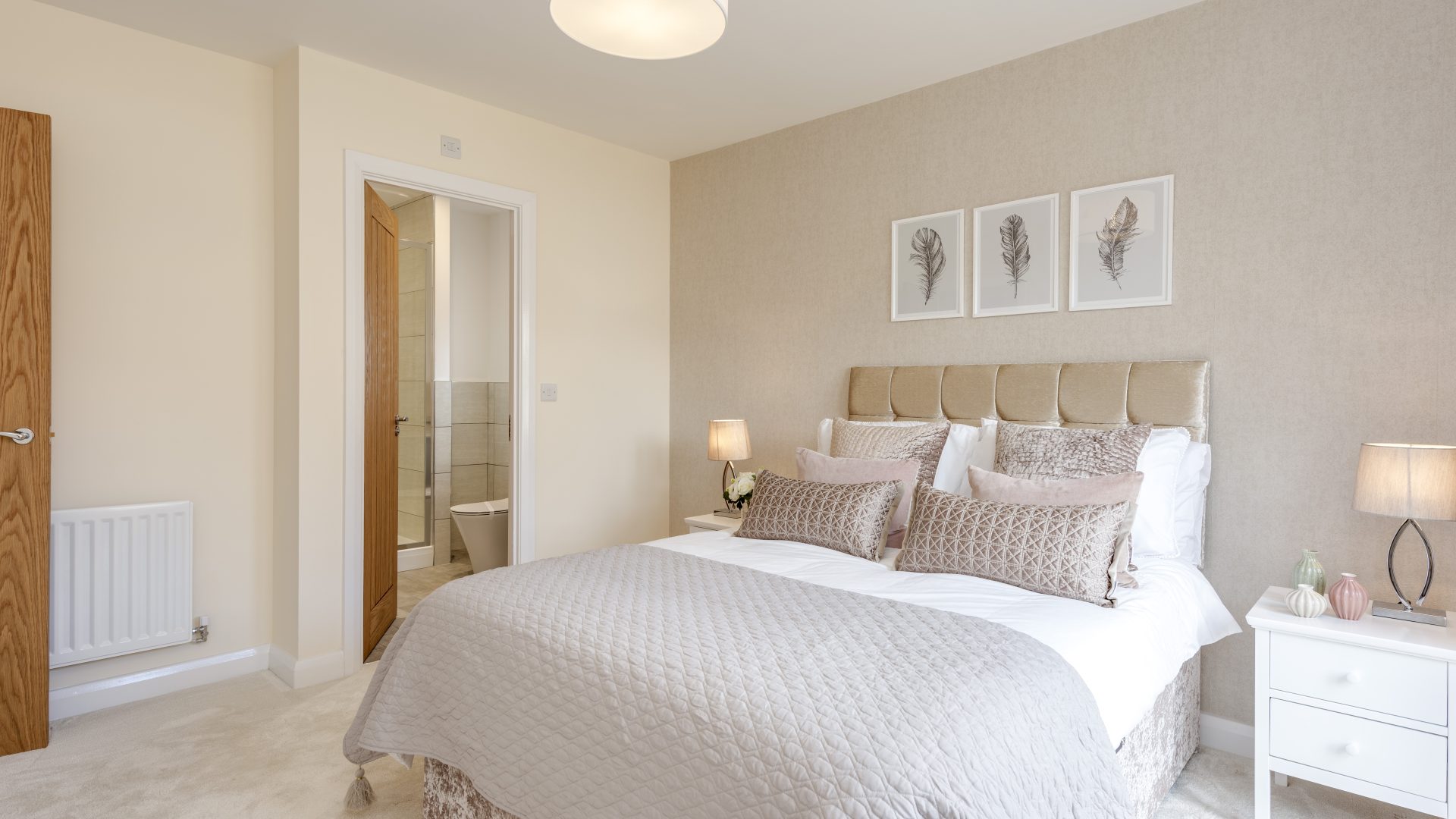 Luxury new build house bedroom