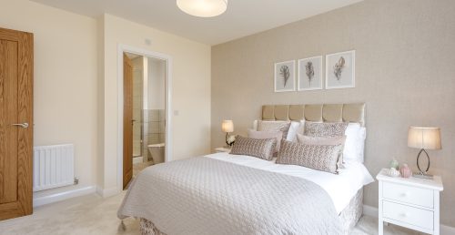Luxury new build house bedroom
