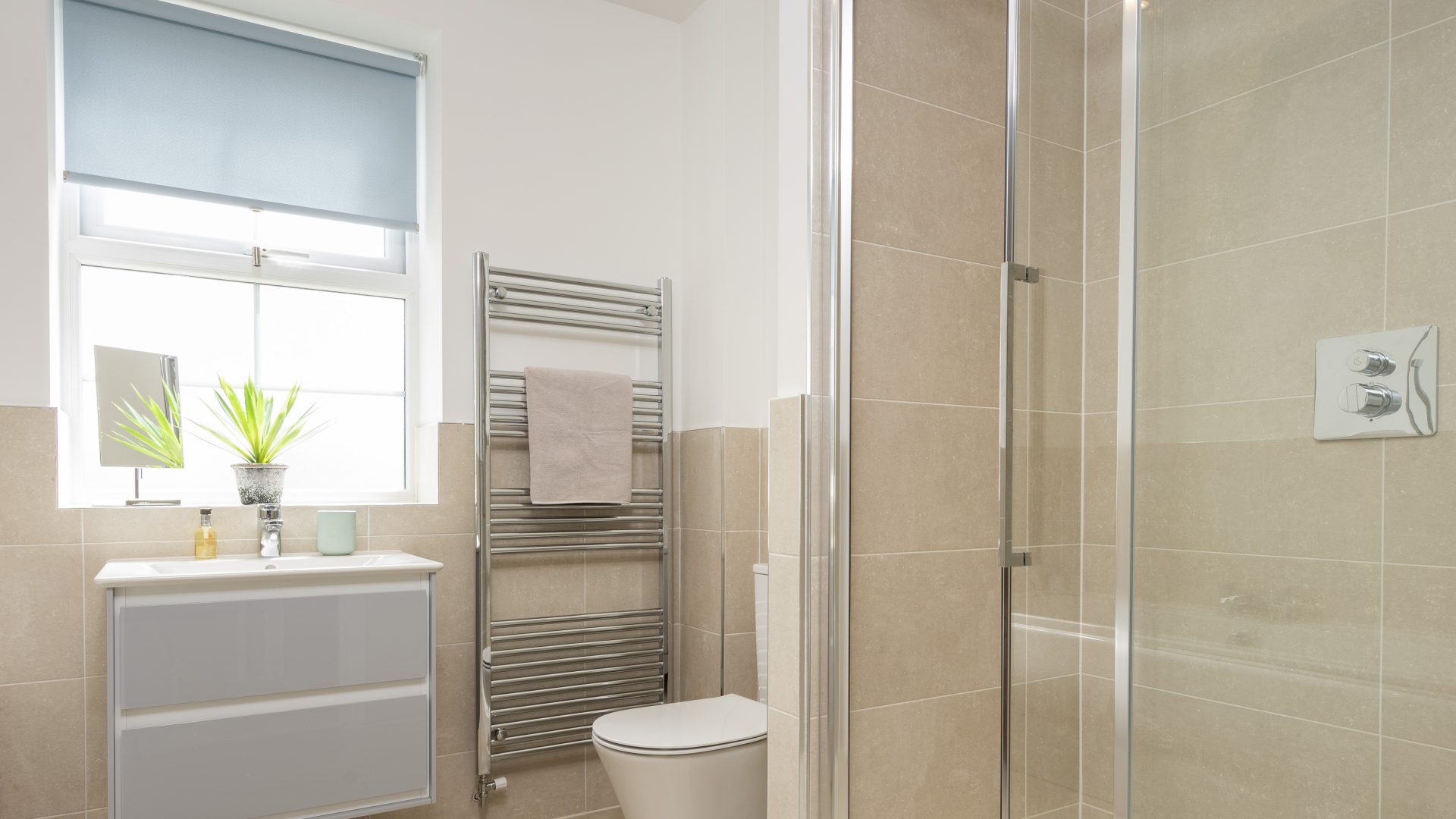 Luxury new build house bathroom