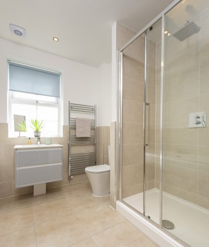 Luxury new build house bathroom
