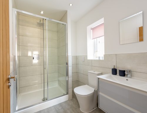 Luxury new build house bathroom