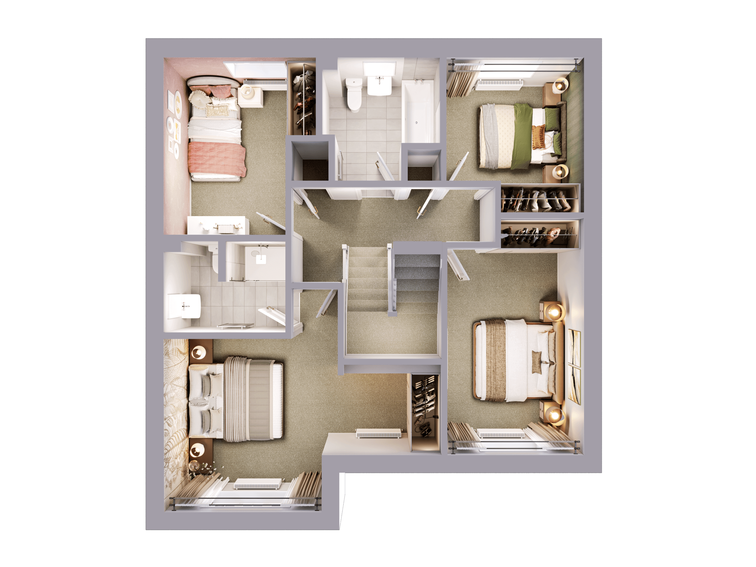 First Floor Floorplan of The Whillan house type - Genesis Homes