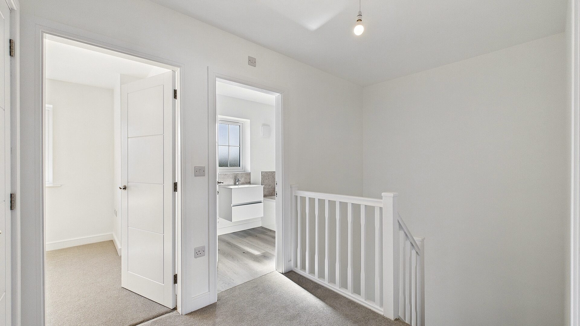 The landing in The Derwent house type at Farries Field, Stainburn