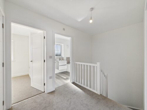 The landing in The Derwent house type at Farries Field, Stainburn