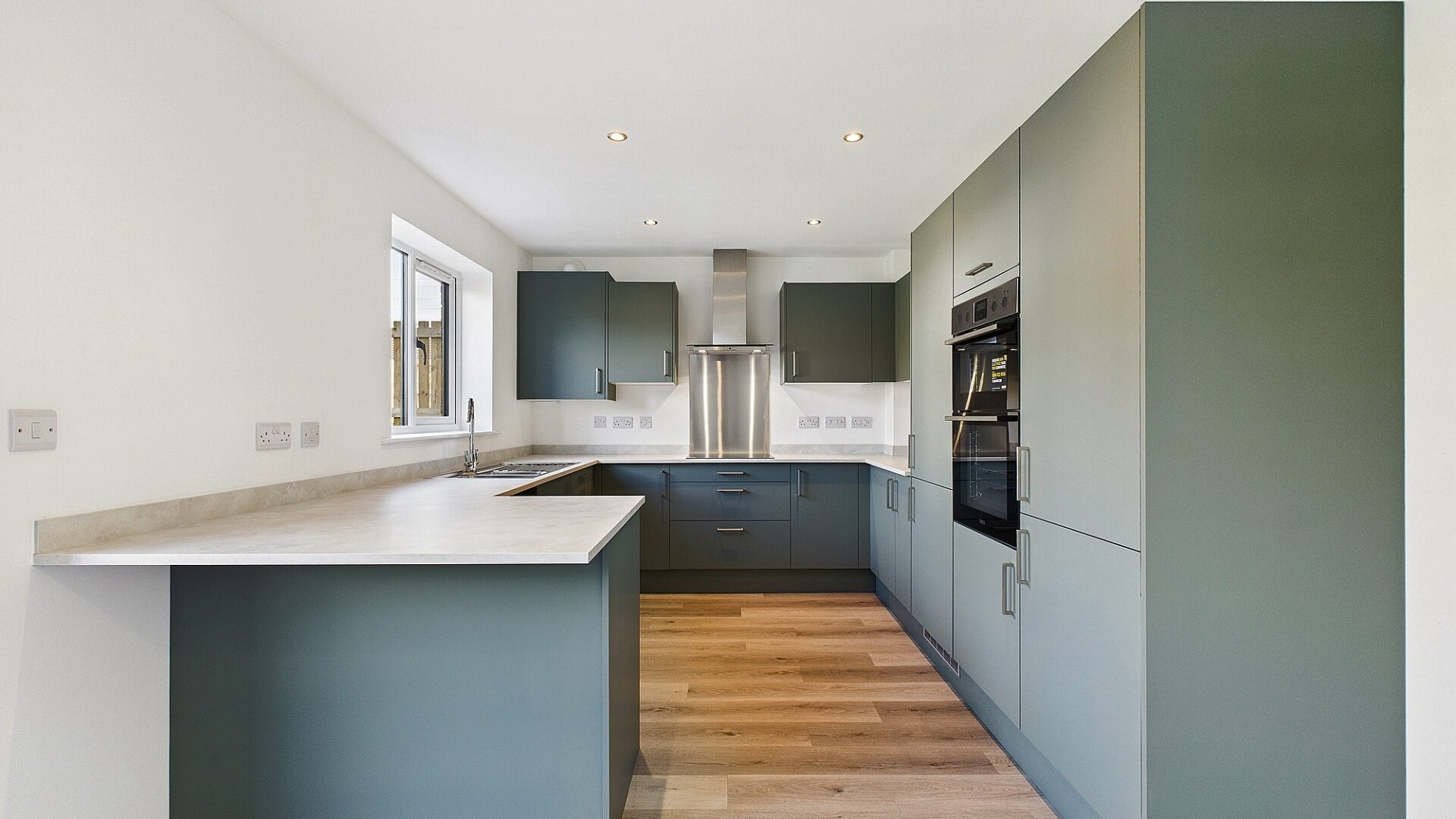 The kitchen/dining area in The Derwent house type at Farries Field, Stainburn