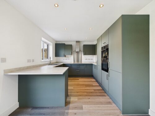 The kitchen/dining area in The Derwent house type at Farries Field, Stainburn