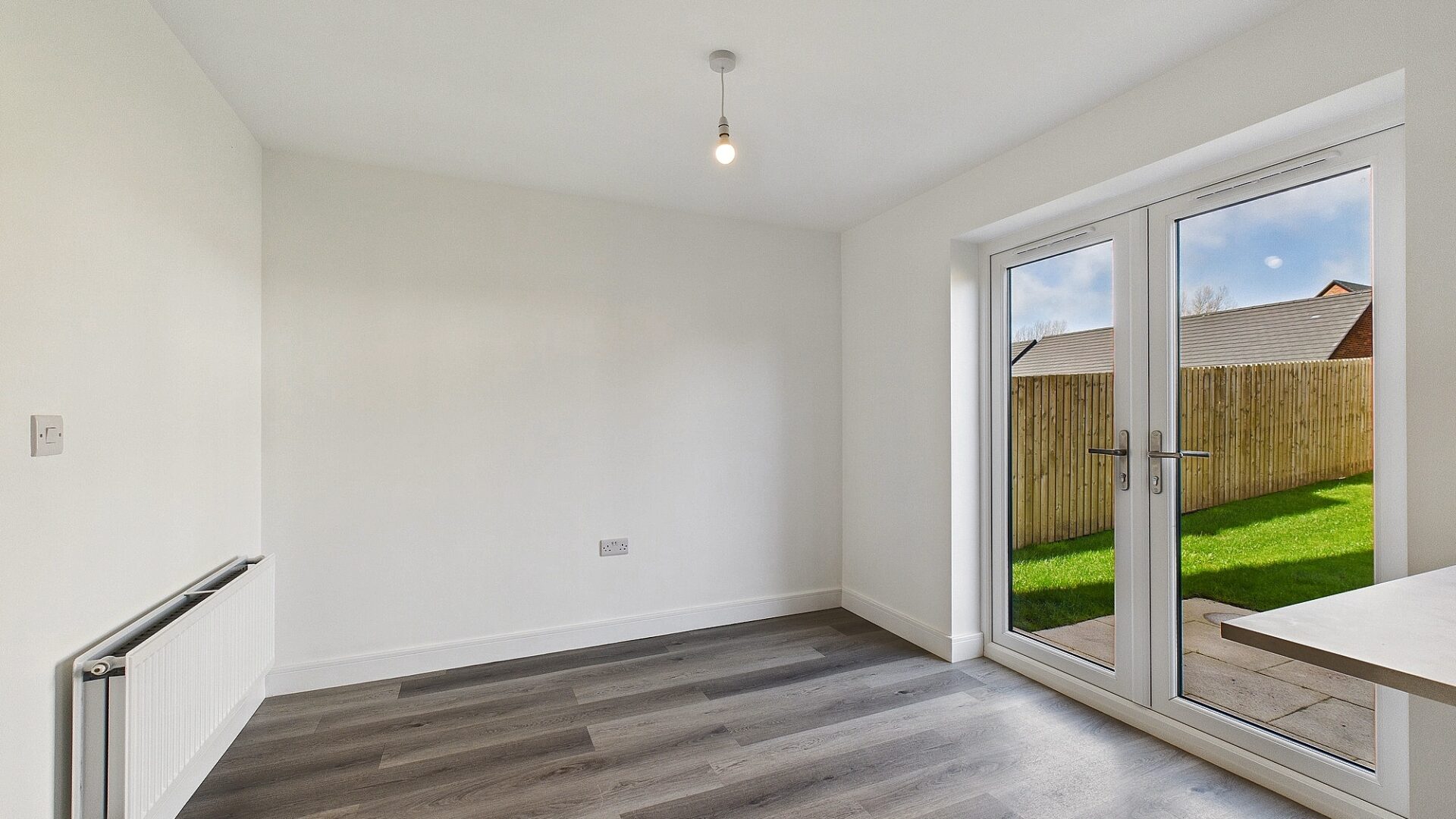 The kitchen/dining area in The Derwent house type at Farries Field, Stainburn