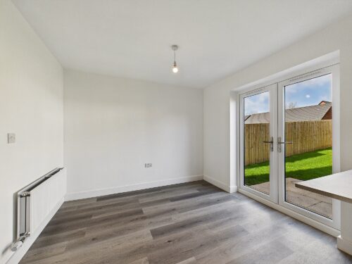 The kitchen/dining area in The Derwent house type at Farries Field, Stainburn
