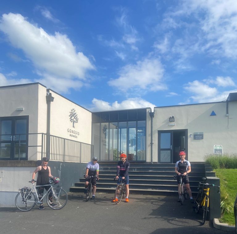 Staff to use plenty of pedal power on tour of housing developments during fundraising cycle