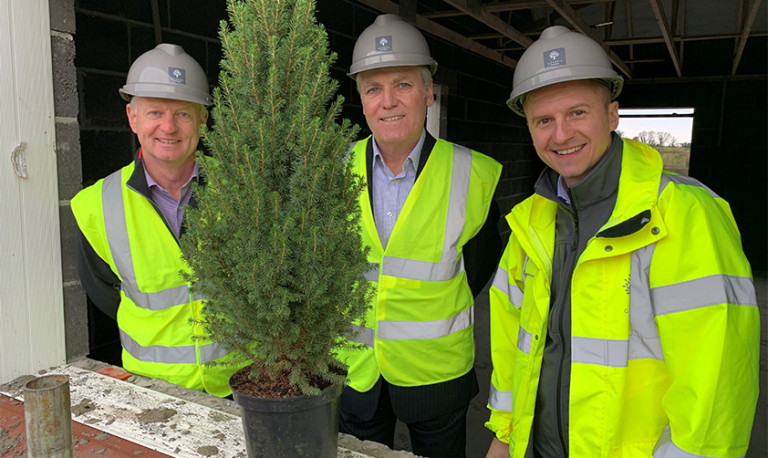 Our flagship development celebrated with traditional topping out ceremony