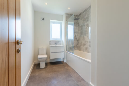 The family bathroom in The Lindale, new build home at Meadow Rigg in Kendal - Genesis Homes