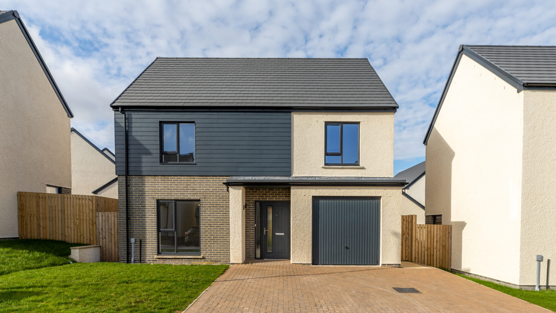 The exterior of The Lindale, new build home at Meadow Rigg in Kendal - Genesis Homes