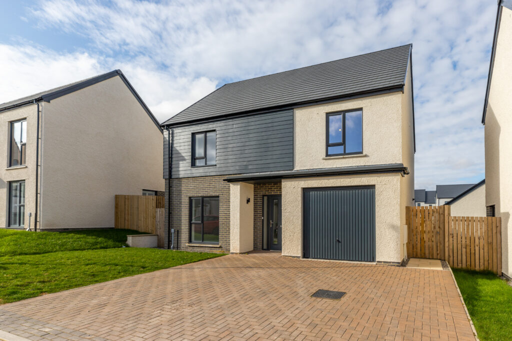 The exterior of The Lindale, new build home at Meadow Rigg in Kendal - Genesis Homes