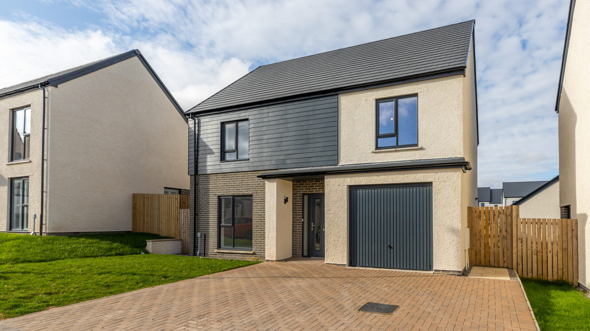 The exterior of The Lindale, new build home at Meadow Rigg in Kendal - Genesis Homes