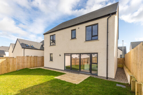The rear garden in The Lindale, new build home at Meadow Rigg in Kendal - Genesis Homes