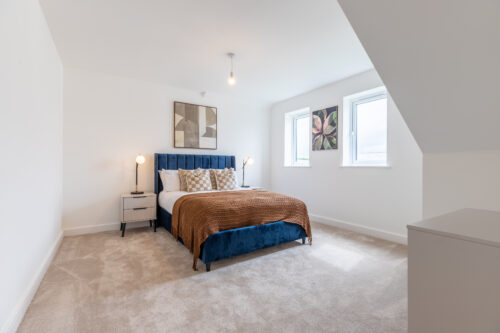 The Aspley bedroom - new build home, Russell Armer by Genesis Homes