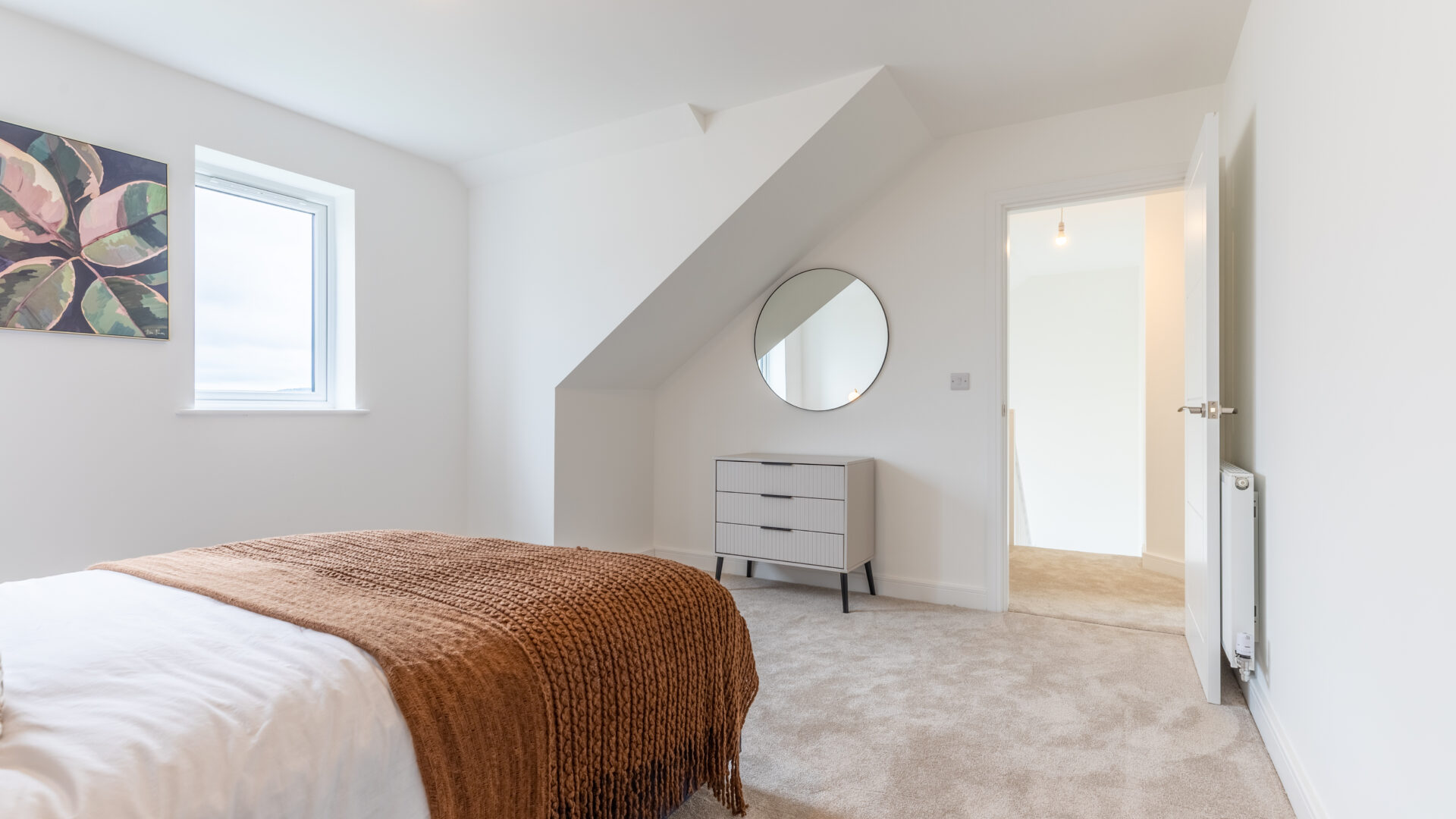 The Aspley bedroom - new build home, Russell Armer by Genesis Homes