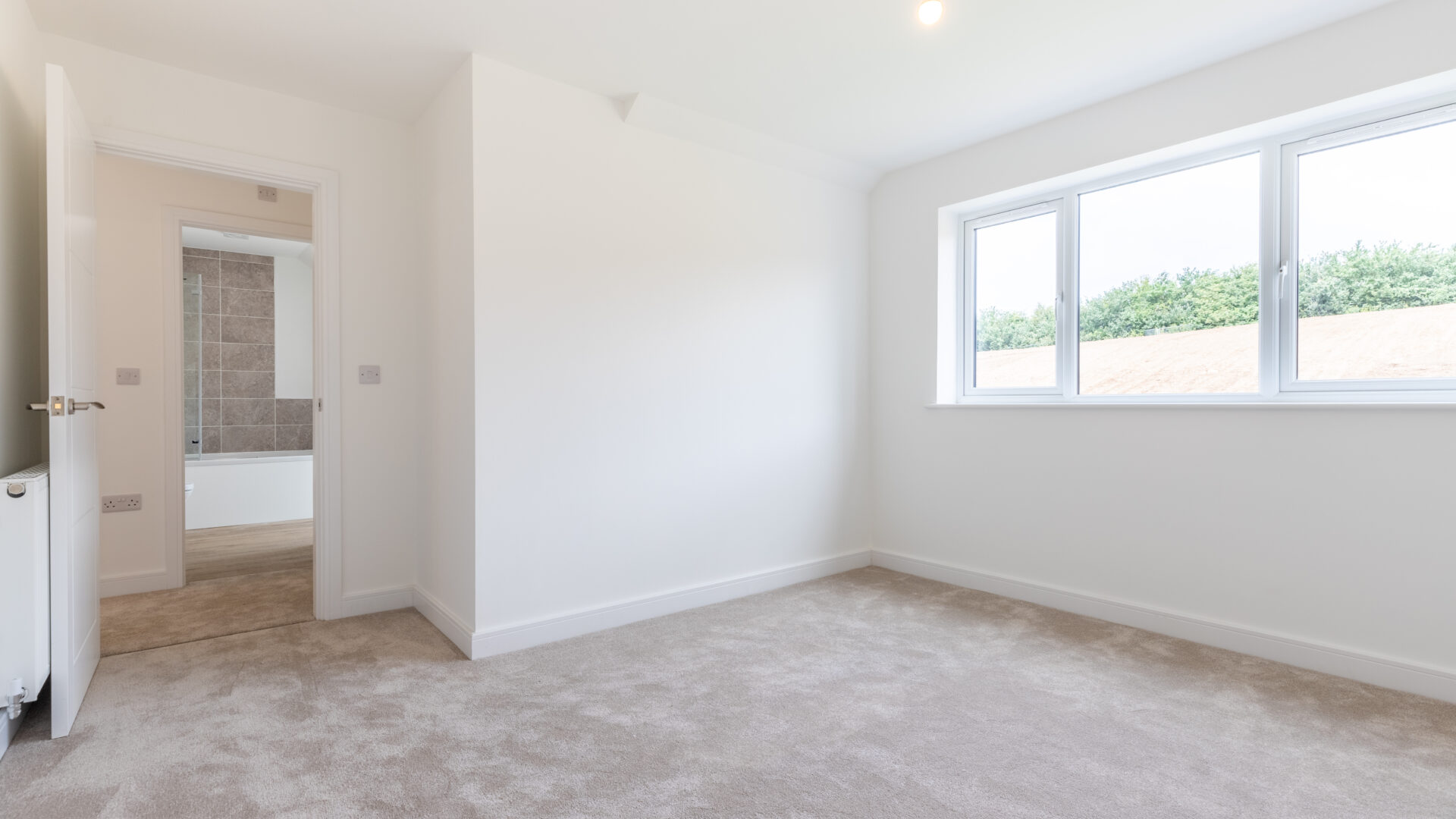 The Aspley bedroom - new build home, Russell Armer by Genesis Homes