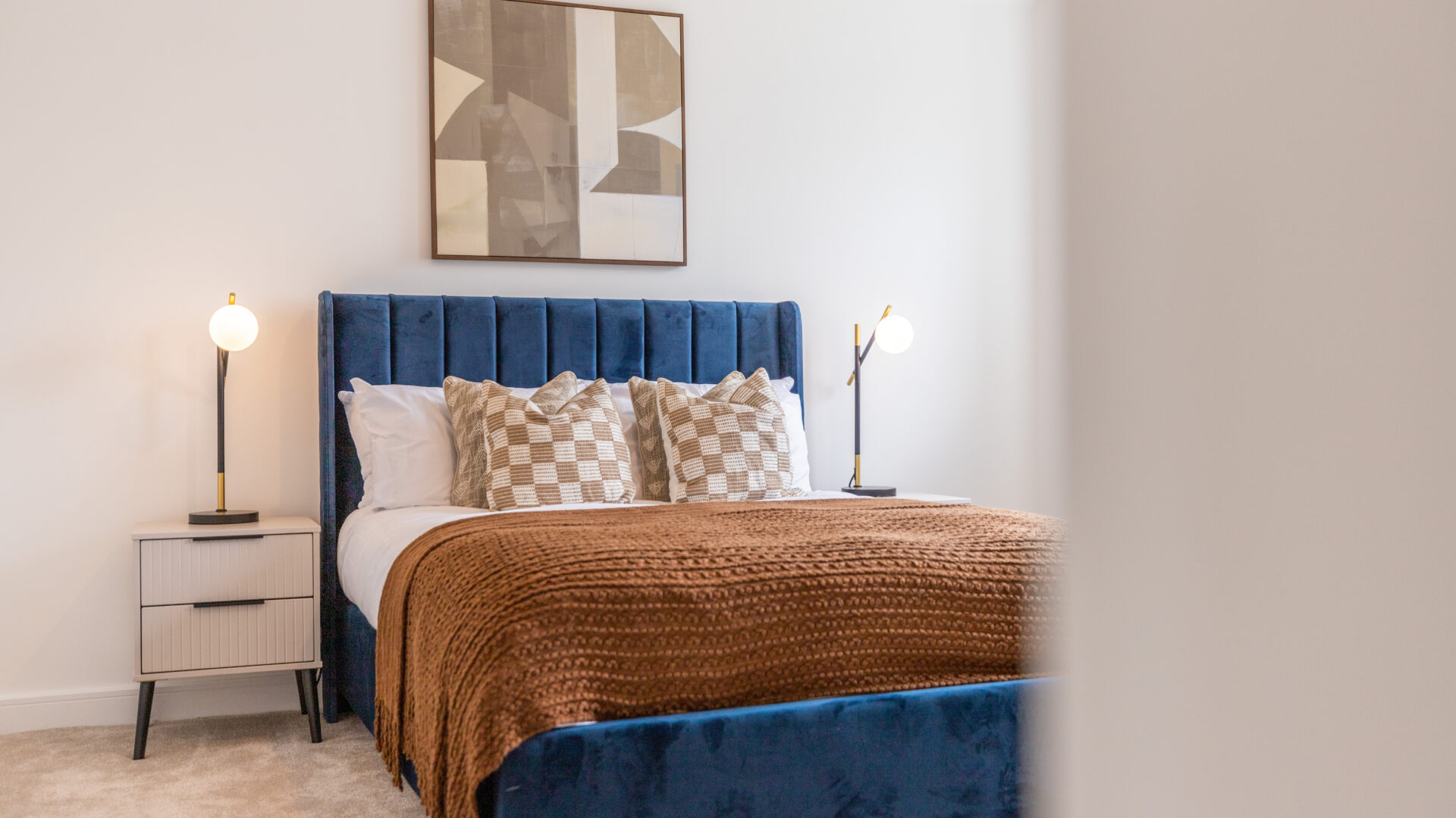 The Aspley bedroom - new build home, Russell Armer by Genesis Homes