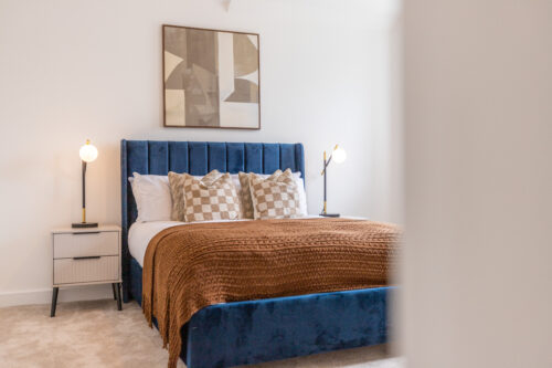 The Aspley bedroom - new build home, Russell Armer by Genesis Homes