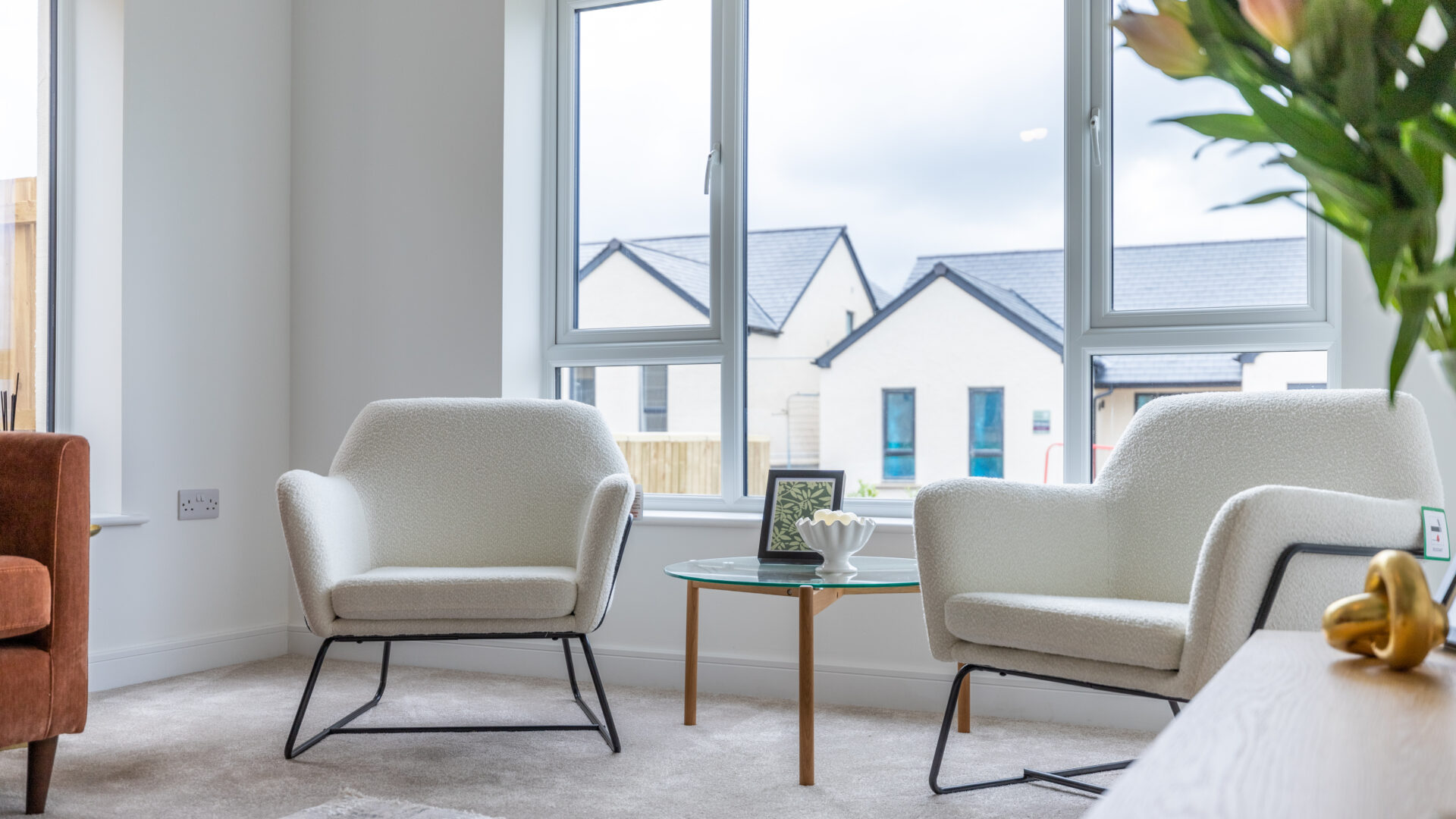 The Aspley lounge - new build home, Russell Armer by Genesis Homes