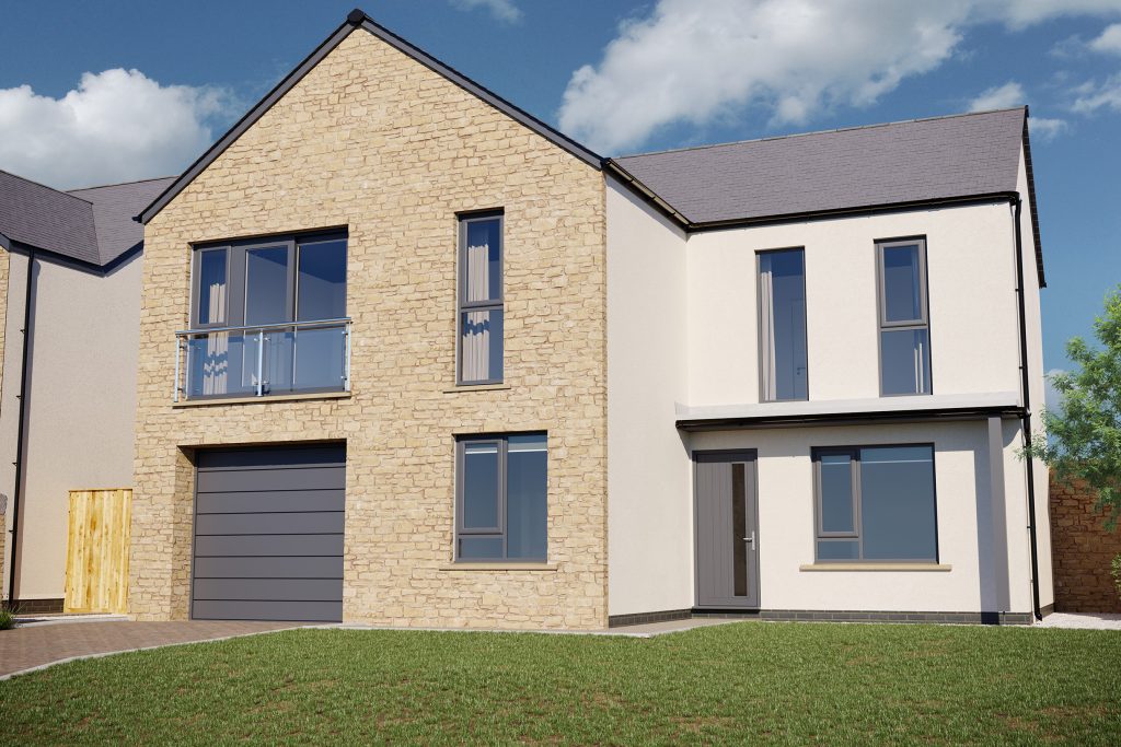 High standard new build house