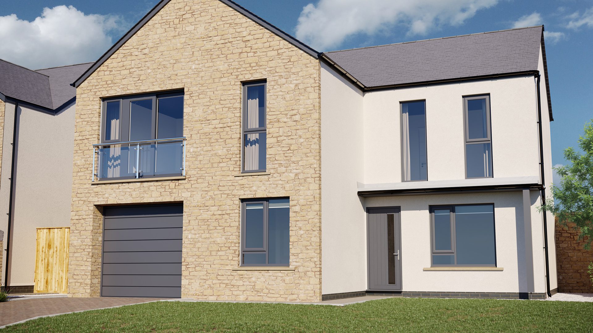 High standard new build house