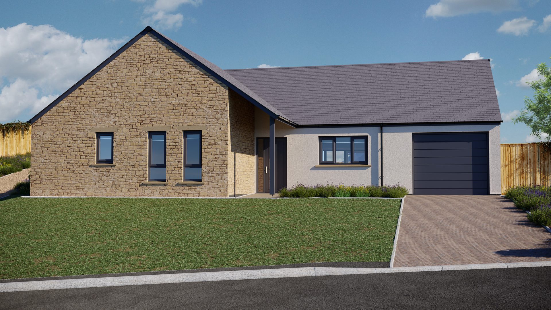 High standard new build house