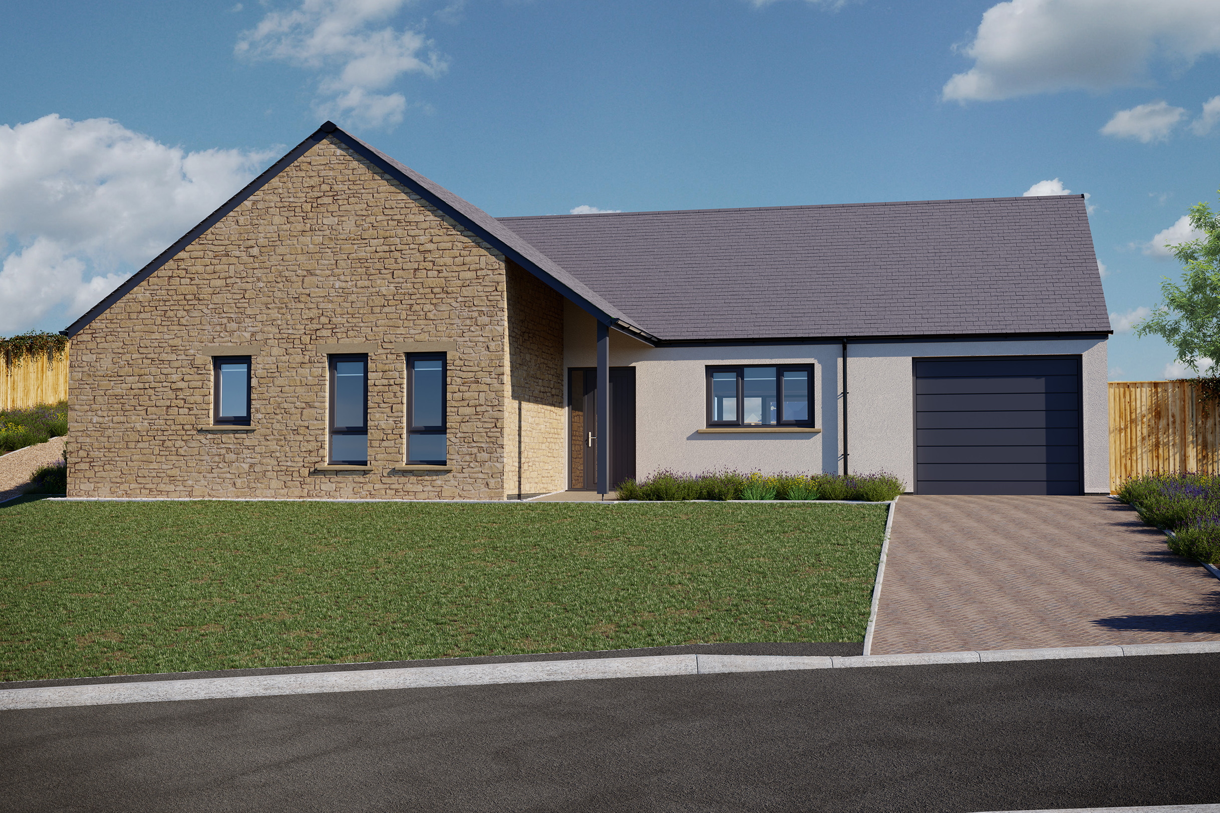 High standard new build house