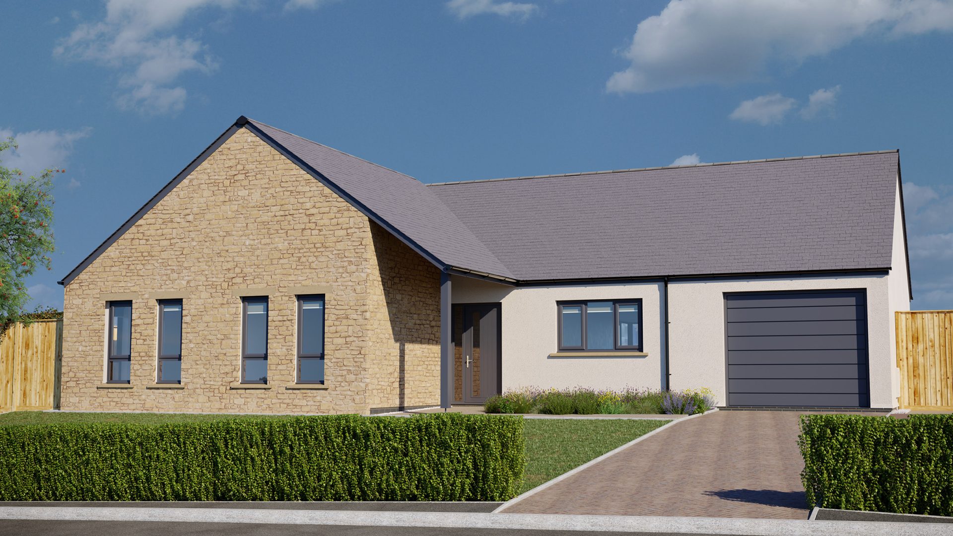 High standard new build house