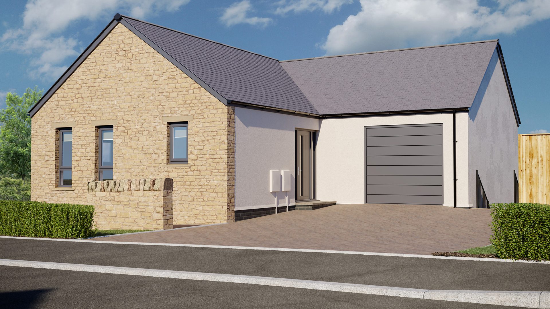 High standard new build house