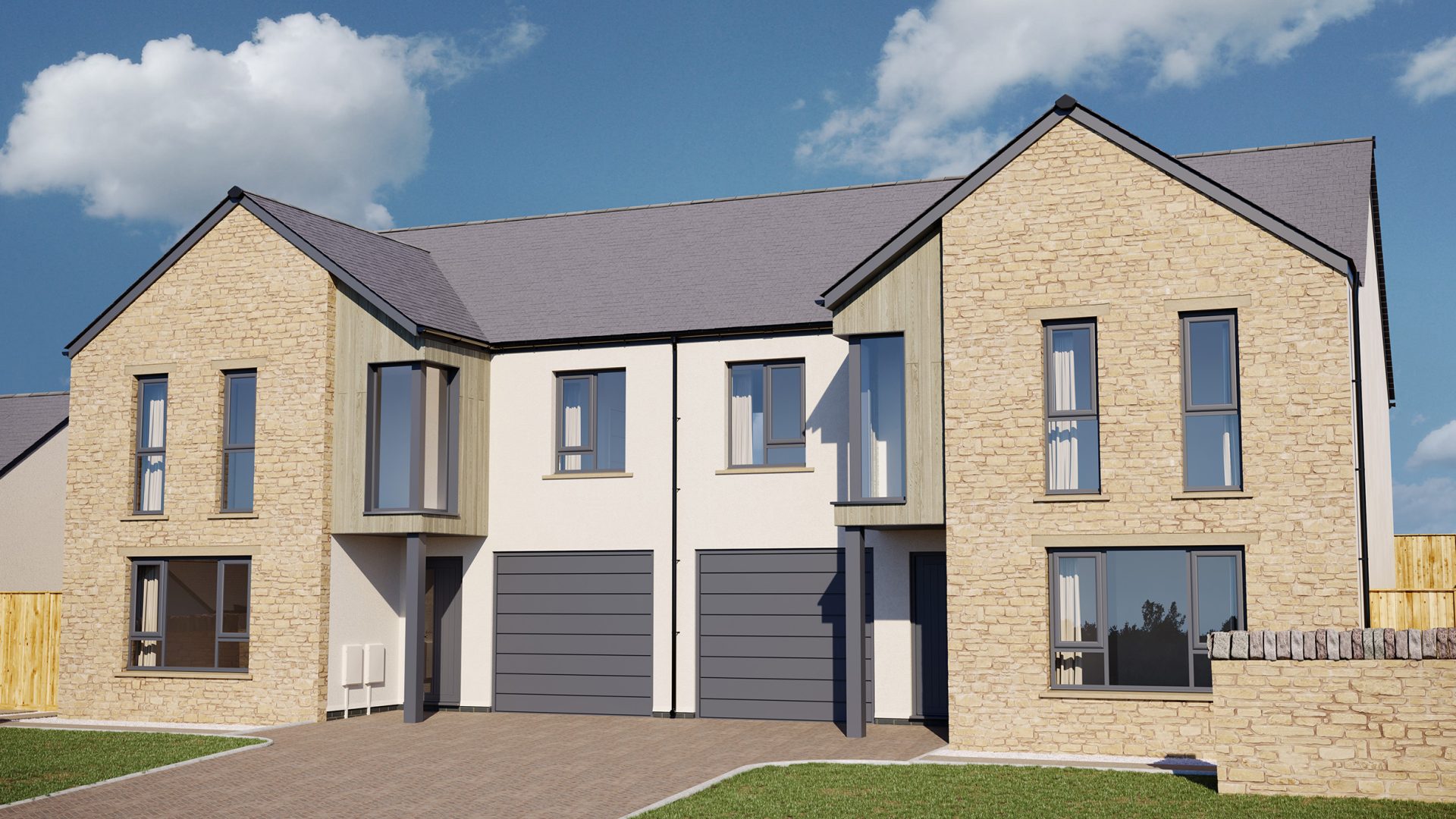 High standard new build house