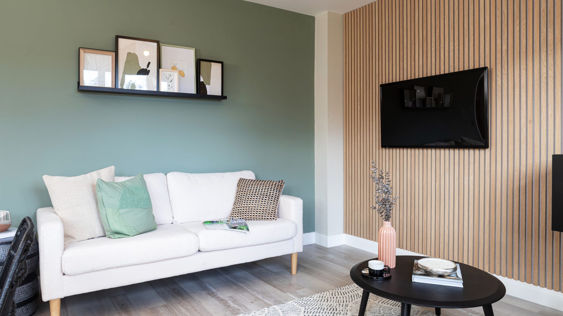 Living area in the kitchen of a Genesis Homes new build house