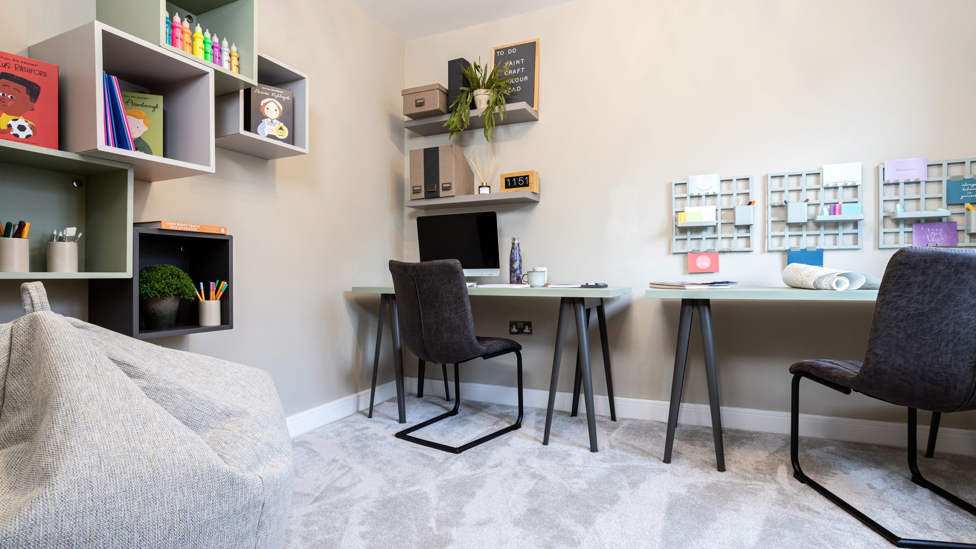 Study space in a Genesis Homes new build property