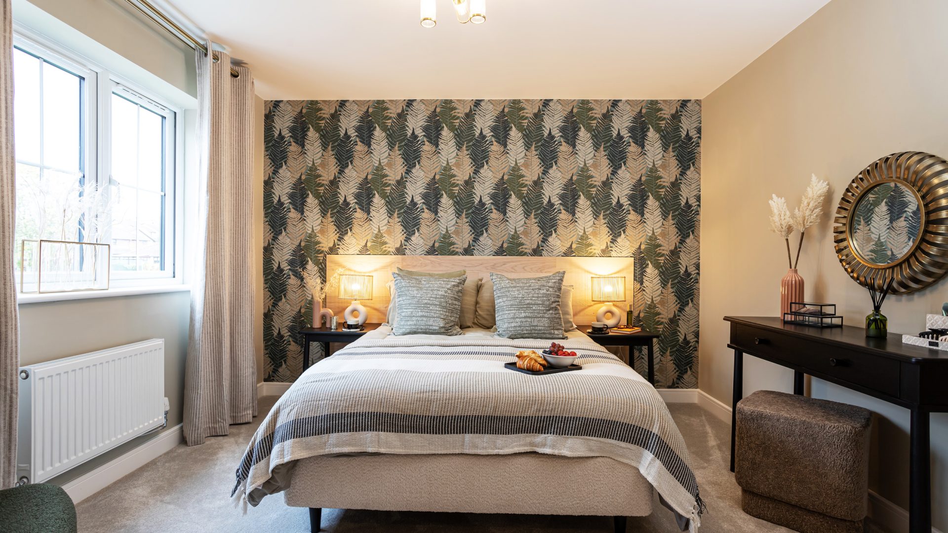 Generous bedroom in a Genesis Homes new build house