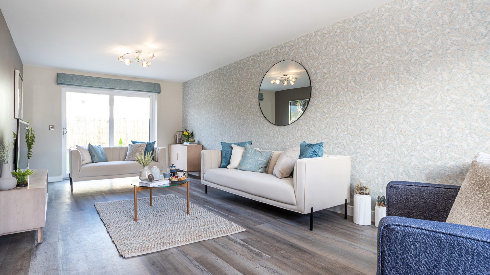 Spacious lounge in a Genesis home