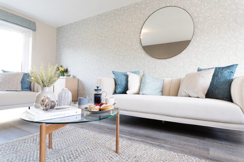 Spacious lounge in a Genesis home