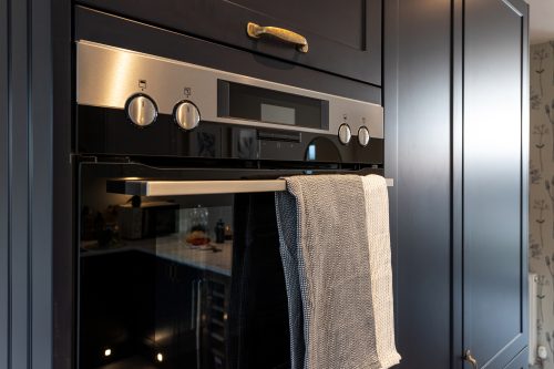 AEG double oven in a Genesis home