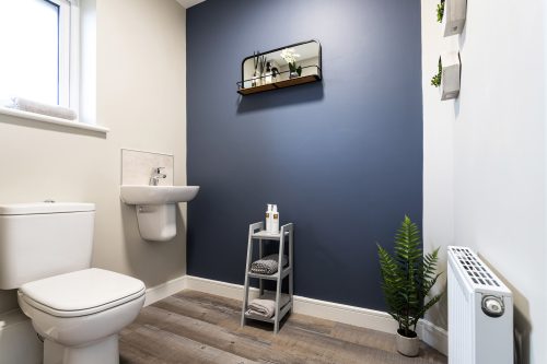Luxury new build house bathroom