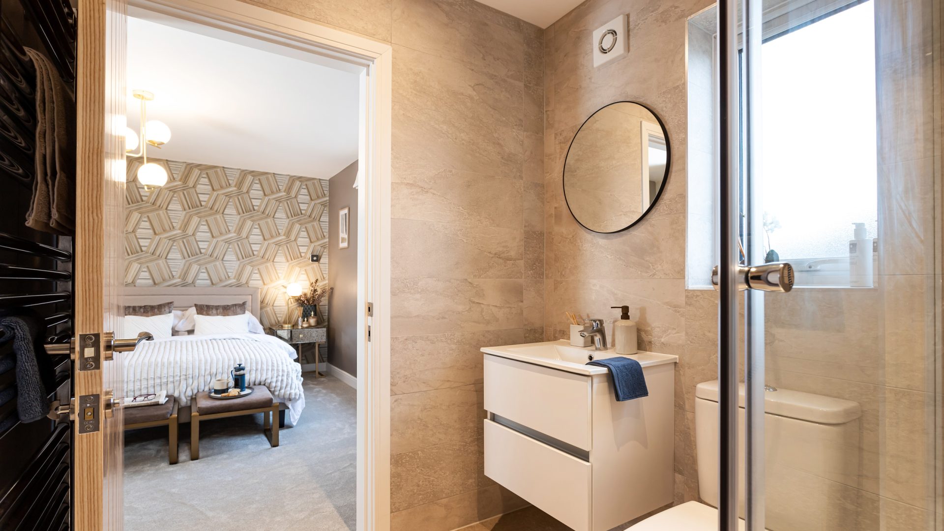 Luxury new build house bedroom