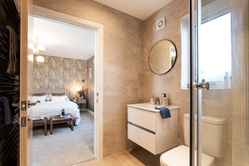 Luxury new build house bedroom