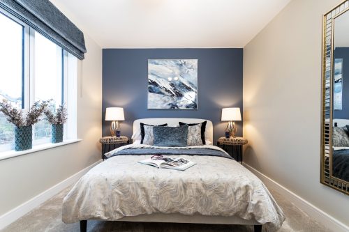 Bedroom in a Genesis new build home