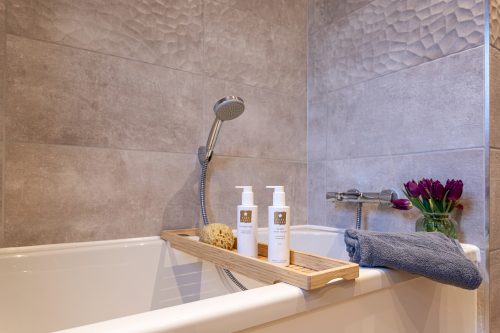 Stylish bathroom in a Genesis Homes new build property
