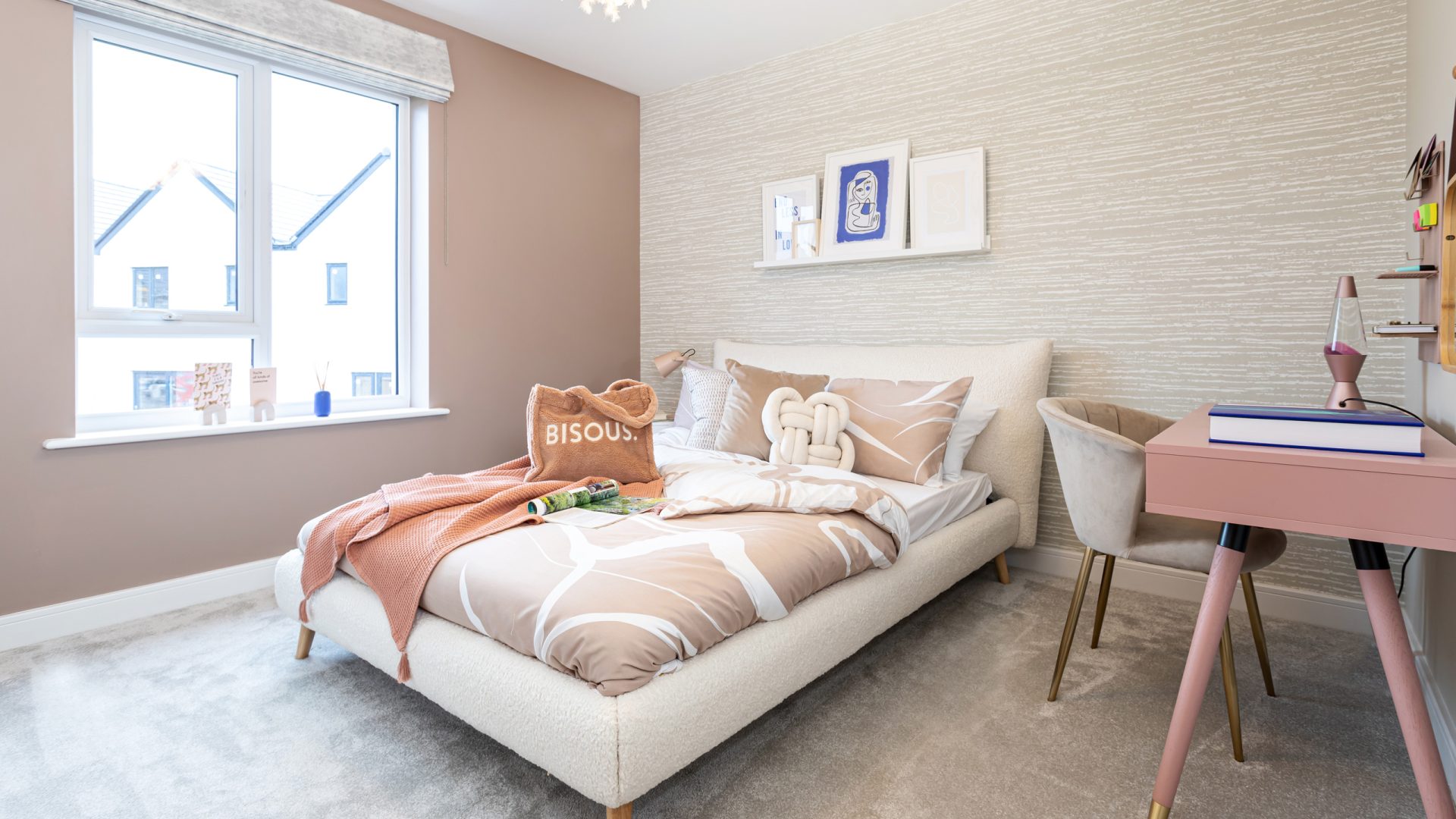 Luxury new build house bedroom