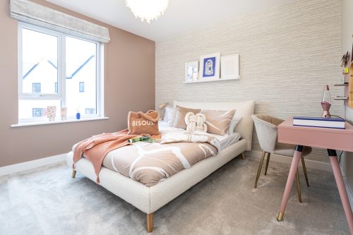 Luxury new build house bedroom